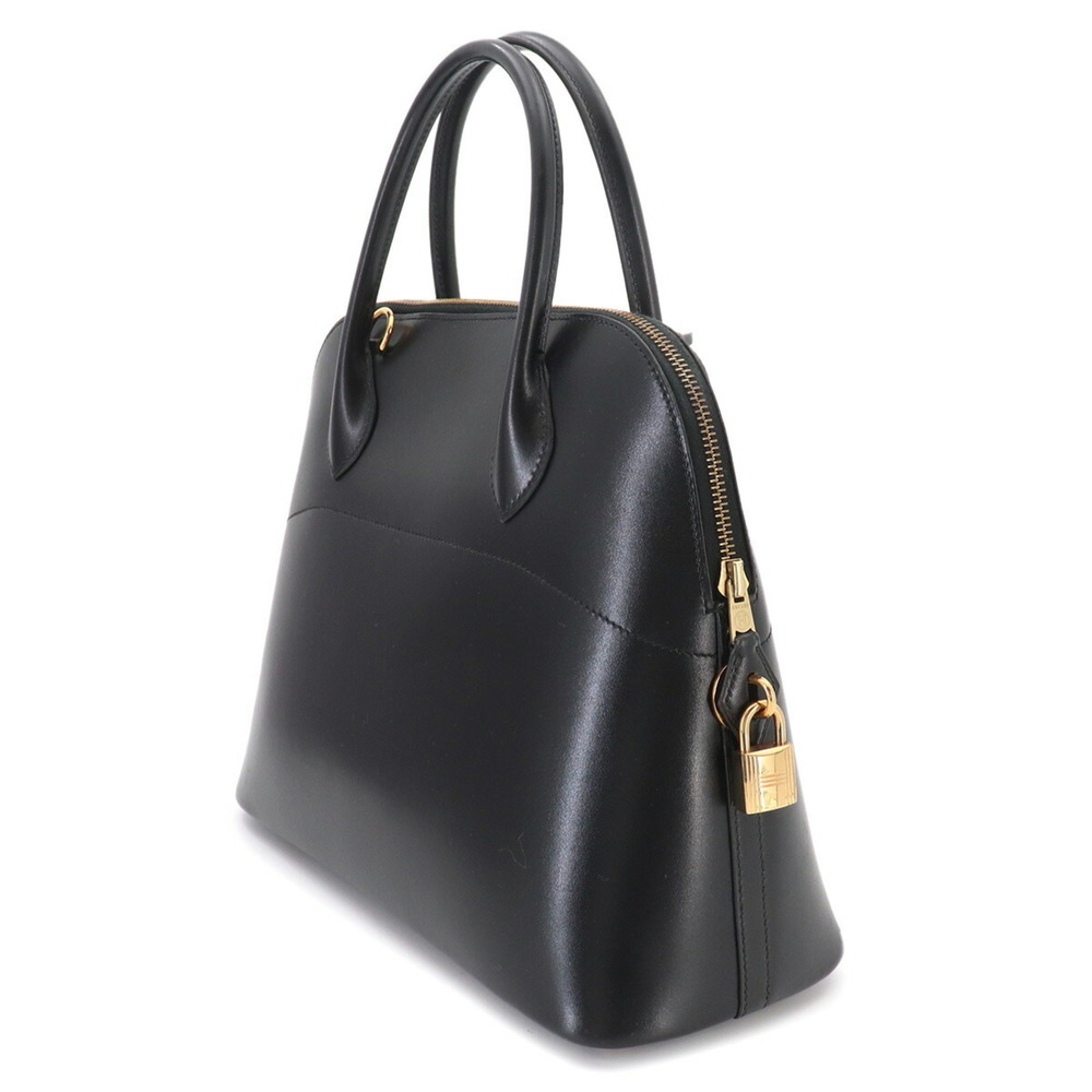 Hermes Bolide 31 2-way Hand/Shoulder Handbag, Box Calf Leather, Black, 〇Z St... - Picture 3 of 9